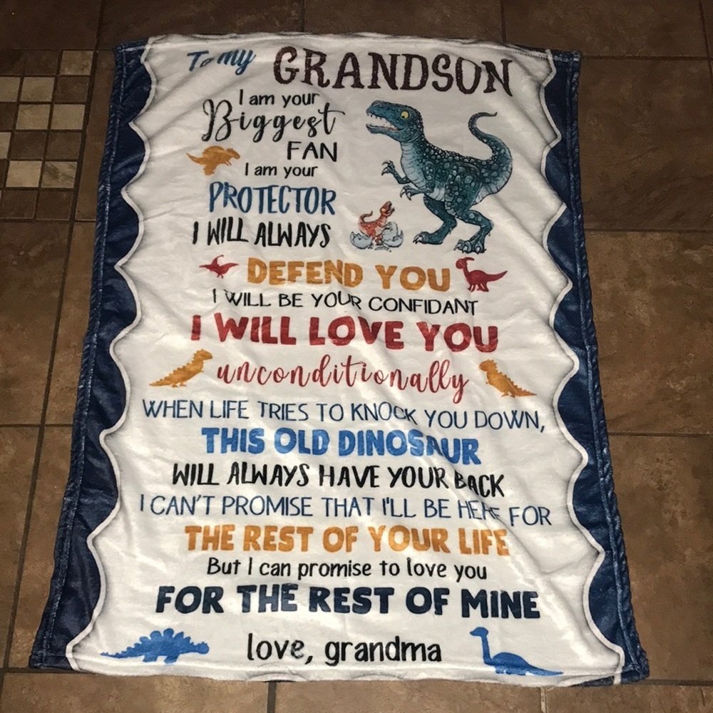 NIP Grandson Throw from Grandma